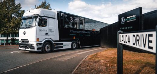 99% Zrównoważonego paliwa dla logistyki ciężarówek zespołu F1