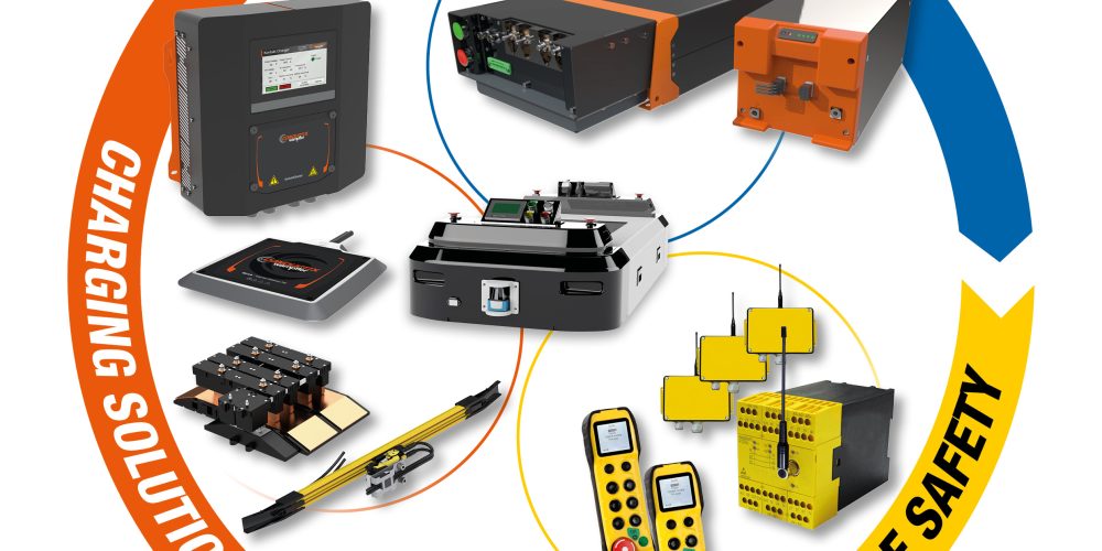 Indukcyjne i przewodzące ładowanie baterii AGV