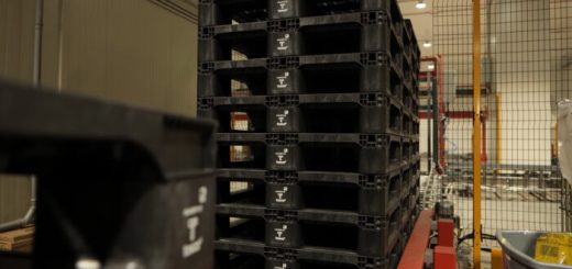 Nowy okrągły paleta do zrównoważonej logistyki