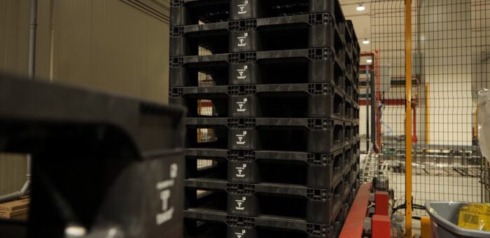 Nowy okrągły paleta do zrównoważonej logistyki