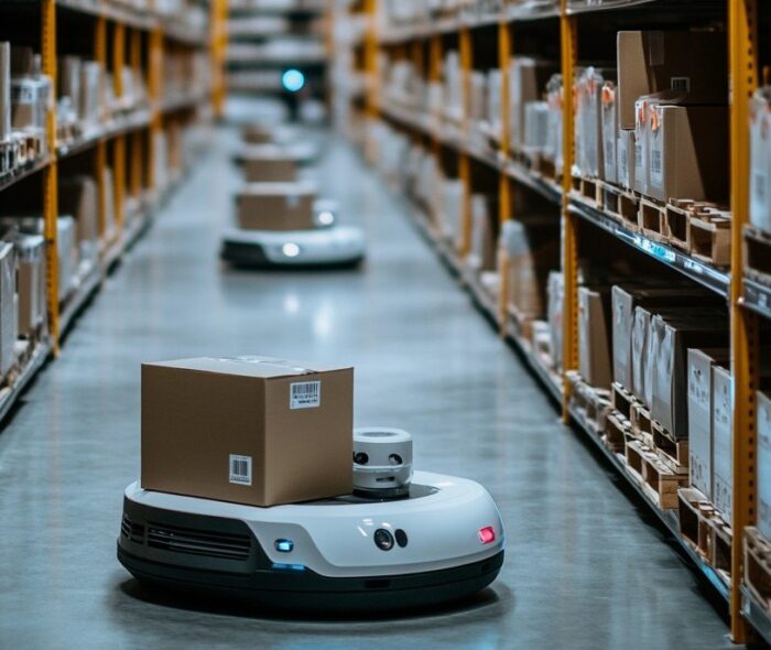 Nowe magazyny: opcjonalni ludzie/roboty skoncentrowane